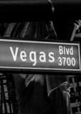 Vertical A Las Vegas Boulevard Street Sign Framed Photos