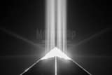 Horizontal The Beam of Light Shooting Out of the Top of the Luxor Hotel and Casino black and white Photos