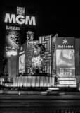 Vertical The MGM Grand at Night Framed Photos