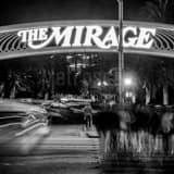 Square The Mirage Hotel and Casino at Night Framed Photos