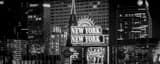 Panoramic New York New York and the Monte Carlo Casino Framed Photos