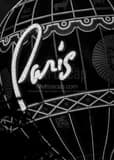 Vertical The Paris Hotel and Casino Balloon Sign Framed Photos