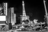 Horizontal Paris Hotel and Casino and Ballys Casino from Flamingo Road Framed Photos