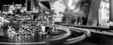Panoramic The Shops at Crystal Palace on Las Vegas Boulevard landscape black and white Photography