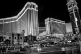 Horizontal The Venetian Casino and Las Vegas Boulevard Traffic Framed Photos