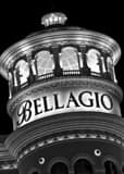 Vertical The Very Top of the Bellagio Hotel on the Las Vegas Strip Framed Photos