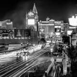 Square Las Vegas Boulevard Traffic Looking South Framed Photos