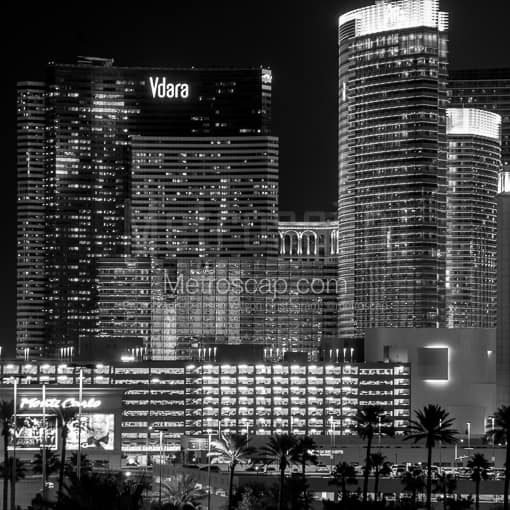 Vdara at City Center Las Vegas -- Las Vegas Black and White Photography