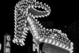Horizontal Las Vegas High Heels in Lights black and white Pictures