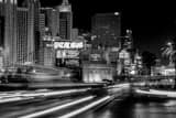 Horizontal Looking North up the Las Vegas Strip at Excalibur Framed Photos