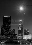 Vertical 110 South to San Pedro landscape black and white Photography