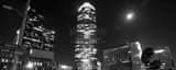 Panoramic 6th Street at the 110 landscape black and white Photography