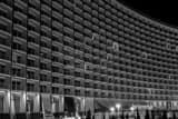 Horizontal The Century Plaza Hotel landscape black and white Photography