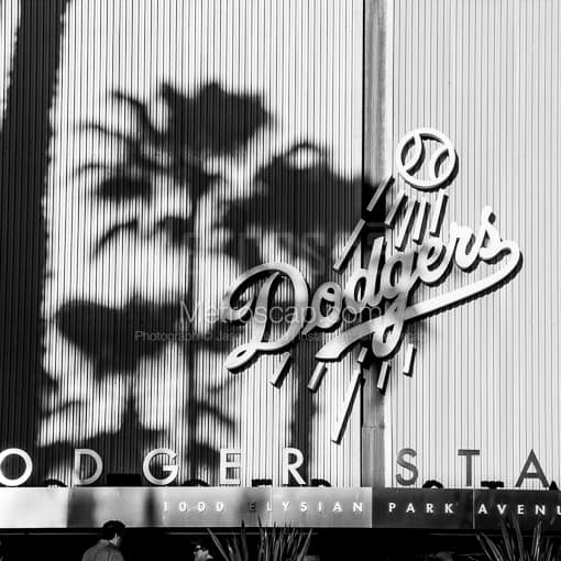 Dodger Stadium in Elysian park -- Los Angeles Black and White Photos