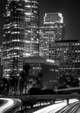 Vertical The Ernst and Young Building in Los Angeles landscape black and white Photography