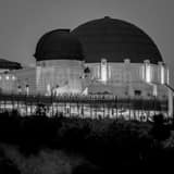 Square The Griffith Observatory landscape black and white Photography