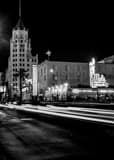 Vertical The Hollywood Museum and First National Building black and white Pictures