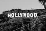 Horizontal The Hollywood Sign black and white Pictures