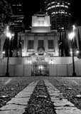 Vertical The Los Angeles Public Library landscape black and white Photography