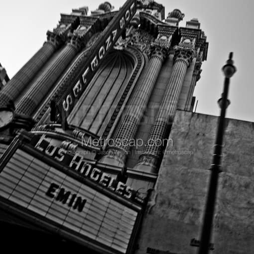 The Los Angeles Theater on Broadway -- Los Angeles Black and White Photos
