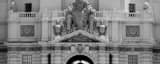 Panoramic Pasadena City Hall landscape black and white Photography