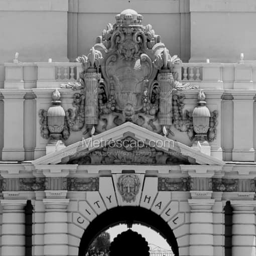 Pasadena City Hall -- Los Angeles Black and White Photos