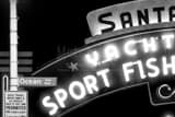 Horizontal The Santa Monica Pier Sign Framed Photos