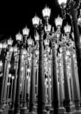 Vertical The Urban Lights at LACMA black and white Pictures