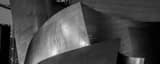 Panoramic A Close-up Shot of the Disney Concert Hall black and white Pictures
