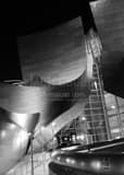 Vertical The Walt Disney Concert Hall in Downtown Los Angeles black and white Pictures