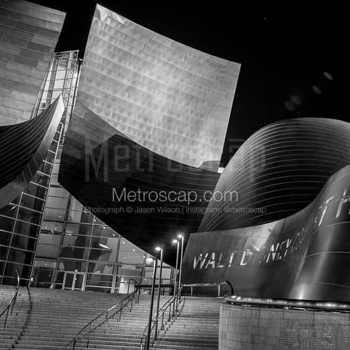 The Los Angeles Philharmonic Concert Hall -- Los Angeles Black and White Photos