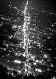 Vertical Western Avenue landscape black and white Photography