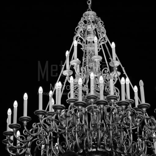 Louisville Black and White Photos of The Giant Chandelier at Main and Seventh Street The Giant Chandelier at Main and Seventh Street -- Louisville Black and White Photos