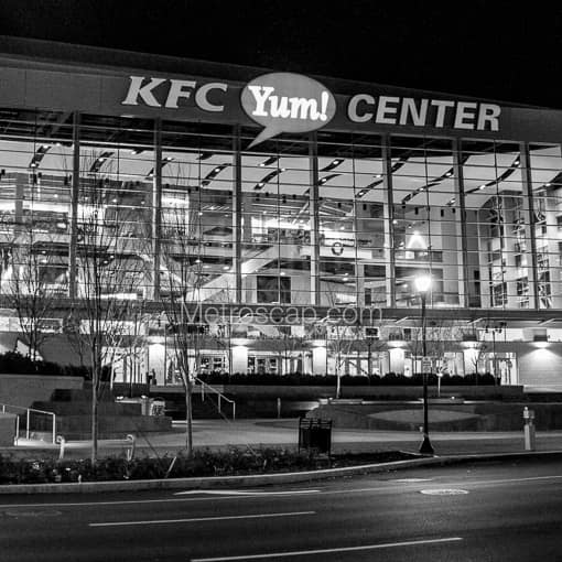 The KFC Yum Center -- Louisville Black and White Photography