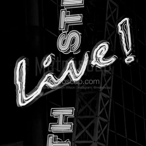 Live on Fourth Street in Louisville Kentucky -- Louisville Black and White Photography