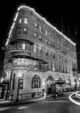 Vertical The Historic Lafayette Hotel in Marietta Ohio black and white Pictures