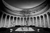 Horizontal Inside the Harding Memorial black and white Photos
