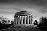 Horizontal The Warren G Harding Memorial black and white Photos