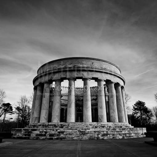 The Warren G Harding Memorial -- Marion Black and White Photos