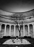 Vertical Inside the Harding Memorial black and white Photos