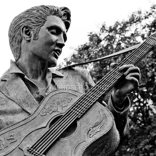 Elvis Presley The King of Rock N Roll -- Memphis Black and White Photography
