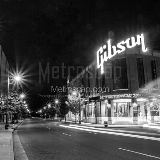 The Gibson Guitar Factory -- Memphis Black and White Photography