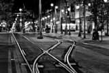 Horizontal Main Street in Downtown Memphis at Night Photography