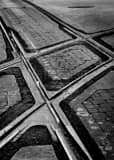 Vertical Street Car Tracks in Memphis Photography