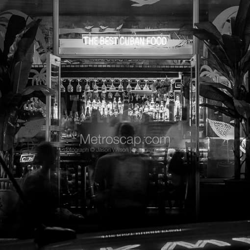 The Best Cuban Food -- Miami Black and White Photos