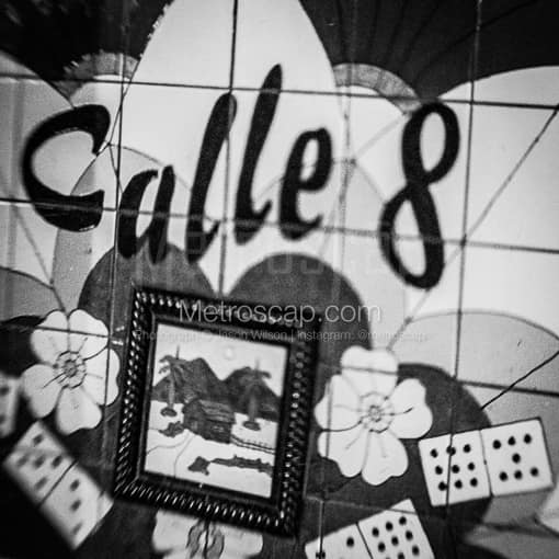 Calle Ocho en La PequeÃ±a Habana -- Miami Black and White Photos