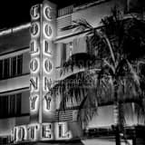 Square The Colony Hotel on South Beach black and white Photos