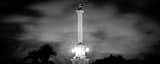 Panoramic The DeSoto Fountain in Coral Gables black and white Photos