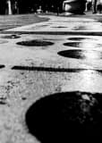 Vertical Dominoes in Little Havana black and white Photos