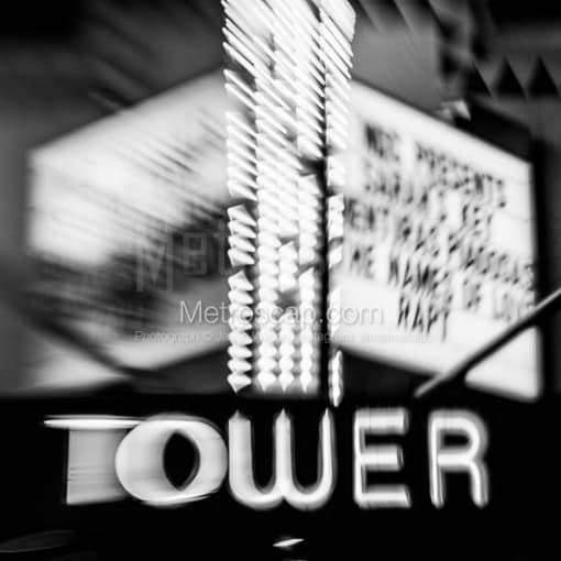 The Tower Theater in Little Havana -- Miami Black and White Photos